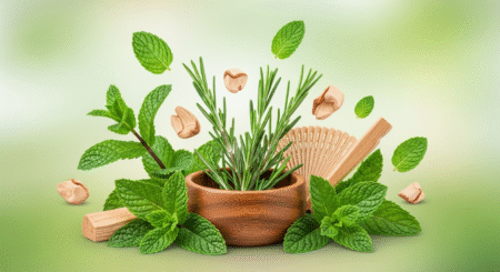 Mùi Hương Giúp Tập Trung Cao Độ: Bạc Hà, Hương Thảo & Gỗ Đàn Hương